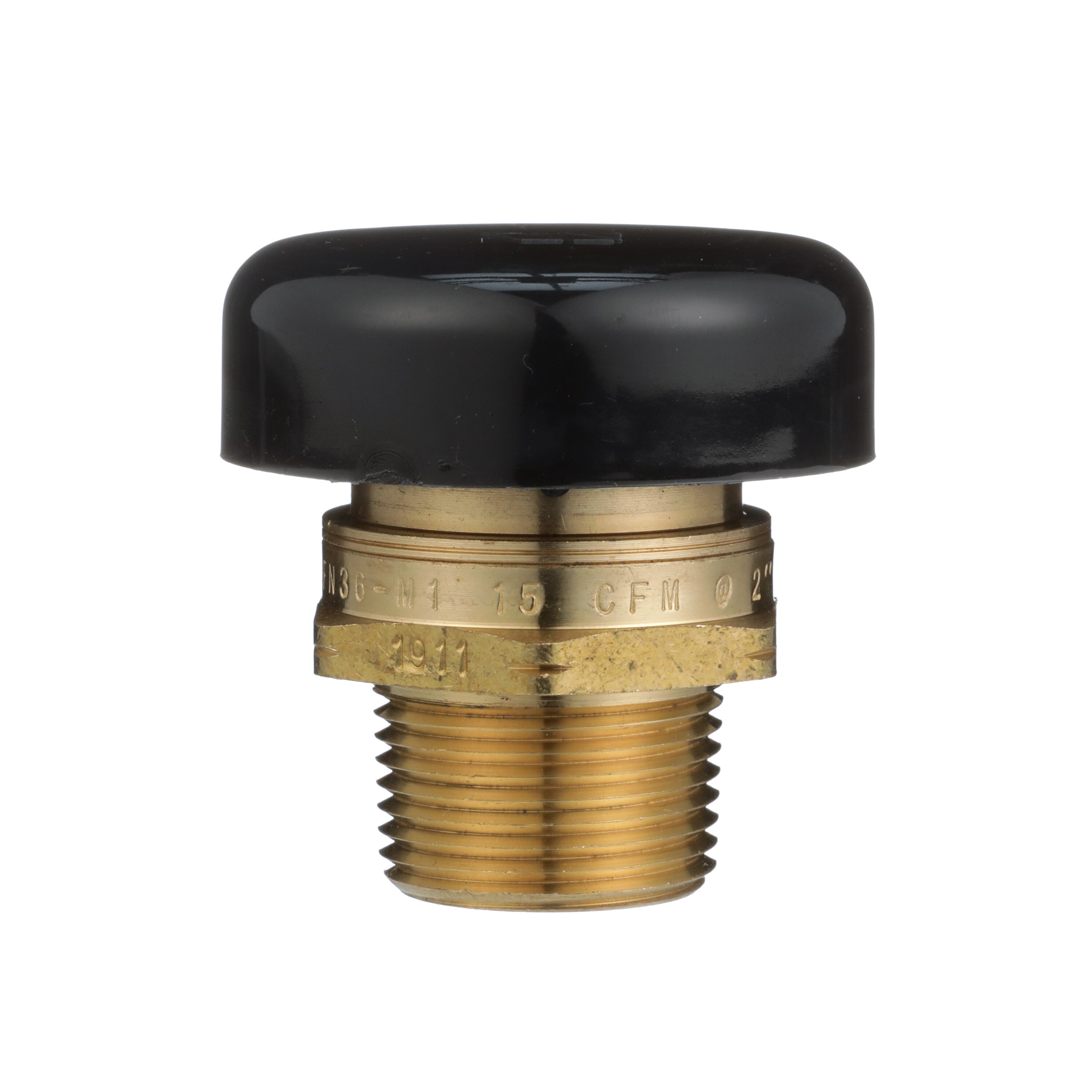 WATTS® 0556031 N36 Low Profile Vacuum Relief Valve, 3/4 in Nominal, MNPT End Style, 15 psi Pressure, 15 cfm Flow Rate, Brass Body